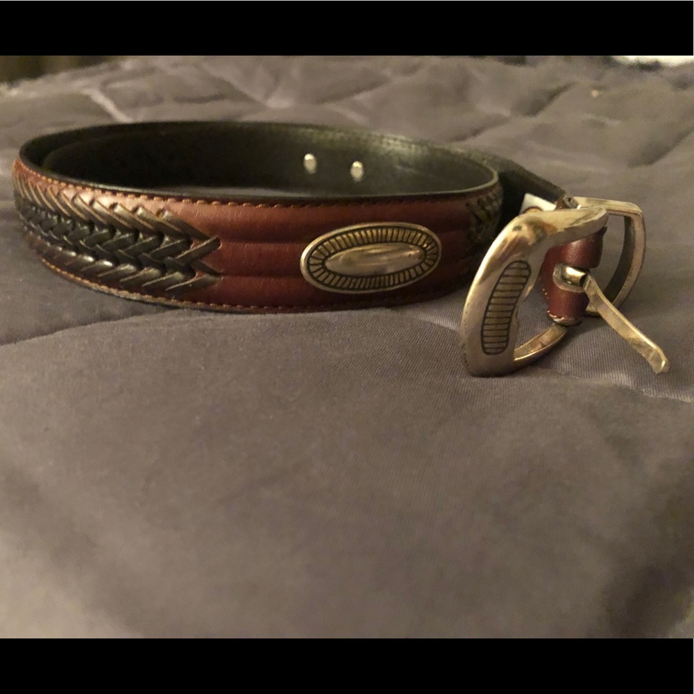 Fossil full grain cowhide belt